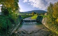 Samll river near Gonten Municipality in the canton of Appenzell Innerrhoden in Switzerland