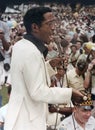 Sammy Davis Jr. Entertains in Chicago Royalty Free Stock Photo
