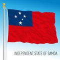 Samoa offical national flag, Oceania