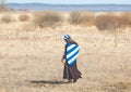 SAMOLVA, PSKOVSKAYA OBLAST, RUSSIA - APRIL 22: unindentified participants of historical reconstruction of the Batle on the Ice dre