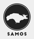 Samos icon. Royalty Free Stock Photo
