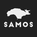 Samos icon. Royalty Free Stock Photo