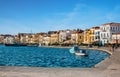 Beautiful Vathy on Samos Royalty Free Stock Photo