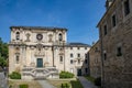 Samos monastery by the way of Saint James in Galicia Lugo Royalty Free Stock Photo