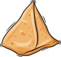 Samosa clipart Royalty Free Stock Photo