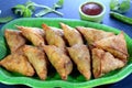Samosa Indian Food Royalty Free Stock Photo
