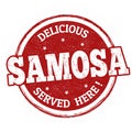 Samosa sign or stamp
