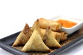 Samosa and Spring roll