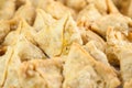 Samosas as a background