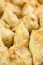 Samosas as a background