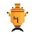 Samovar Flat Illustration