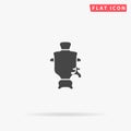 Samovar flat vector icon