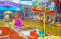 The sampans of Damnoen Saduak floating market, Thailand
