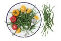 Samphire and Tomato Health Food