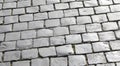 sampietrini pavement made with cobblestones in Saint Peter Squar