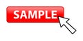 Sample button Royalty Free Stock Photo