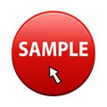 Sample button Royalty Free Stock Photo