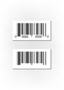 Sample Bar Codes For Scanning Icon Vector Illustration isolated Royalty Free Stock Photo