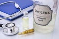 Sample of Cholera in laboratory