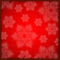 Sample Christmas colorful card or wrapping paper. The texture of the snowflakes. Bright winter background for greetings