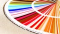 Sample Colors Catalog. Color Palette Guide Royalty Free Stock Photo