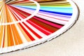 Sample Colors Catalog. Color Palette Guide Royalty Free Stock Photo