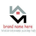 Craetive building logo Royalty Free Stock Photo