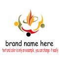 People fire logo