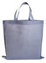 Sample gray non-woven bag Royalty Free Stock Photo