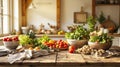 Rustic Kitchen Still Life Royalty Free Stock Photo