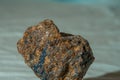 Sample of mineral extracted from the mines Royalty Free Stock Photo