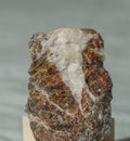Sample of mineral extracted from the mines Royalty Free Stock Photo