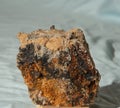 Sample of mineral extracted from the mines Royalty Free Stock Photo