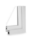 Sample of modern window profile Royalty Free Stock Photo