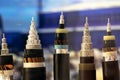 Sample of multi-core cable with protected wires Royalty Free Stock Photo