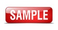 sample button Royalty Free Stock Photo