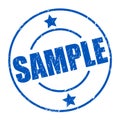 Sample stamp