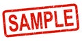 Sample stamp Royalty Free Stock Photo