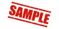 Sample stamp Royalty Free Stock Photo