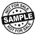 Sample stamp Royalty Free Stock Photo