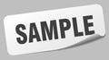 sample sticker. sample label Royalty Free Stock Photo