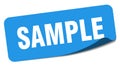 sample sticker. sample label Royalty Free Stock Photo