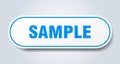 sample sticker. Royalty Free Stock Photo