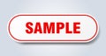 sample sticker. Royalty Free Stock Photo