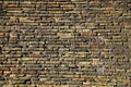 An ancient Roman brick wall Royalty Free Stock Photo