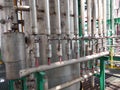 sample valve of a distillation column