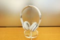 Samples of Apple Headphones Royalty Free Stock Photo