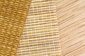 Samples of blinds from gunny Royalty Free Stock Photo