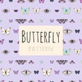 Samples of butterflies with space for text