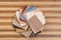 Samples of furniture or laminate Royalty Free Stock Photo